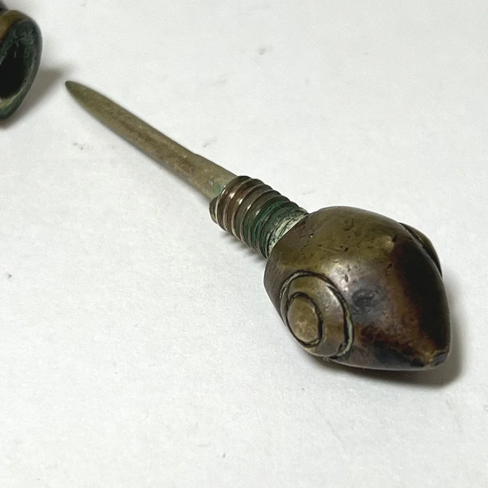 Antique Brass‎ Fish Surma Dani Eyeliner Vintage Old Rare Collectible